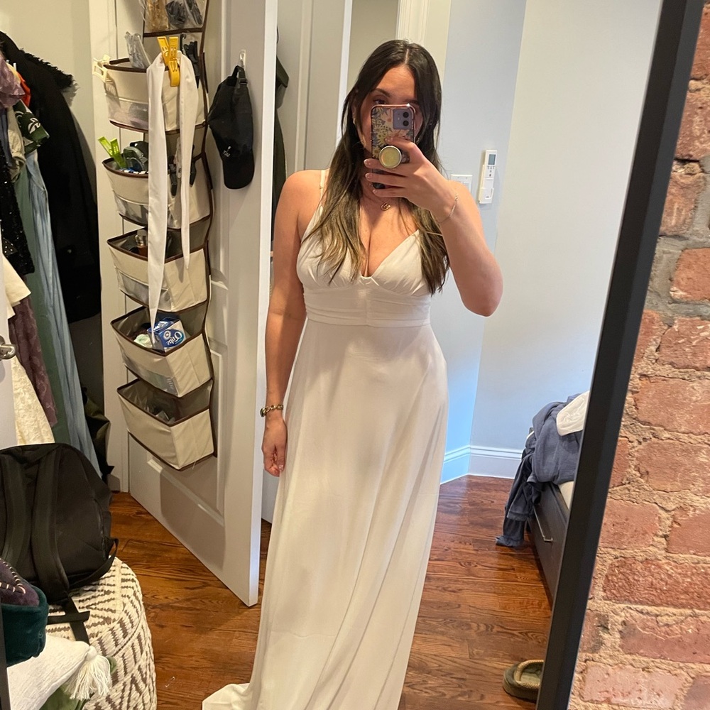 NWT Alexia Admor White Maxi Dress size 8